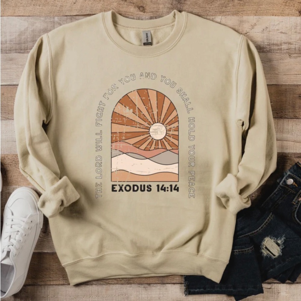 UnleashingFaith: Exodus Verse Sweatshirt